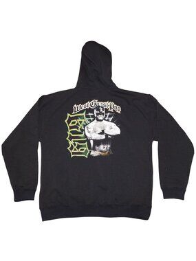 Vintage Y2k Rey Mysterio WWF 619 West Coast Pop Pullover Hoodie Sweatshirt XL
